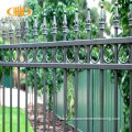 Cheap yard garden wrought iron steel fence